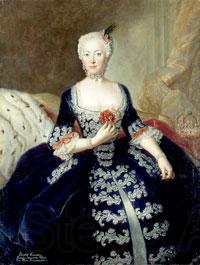 antoine pesne Portrait of Elisabeth Christine von Braunschweig Norge oil painting art